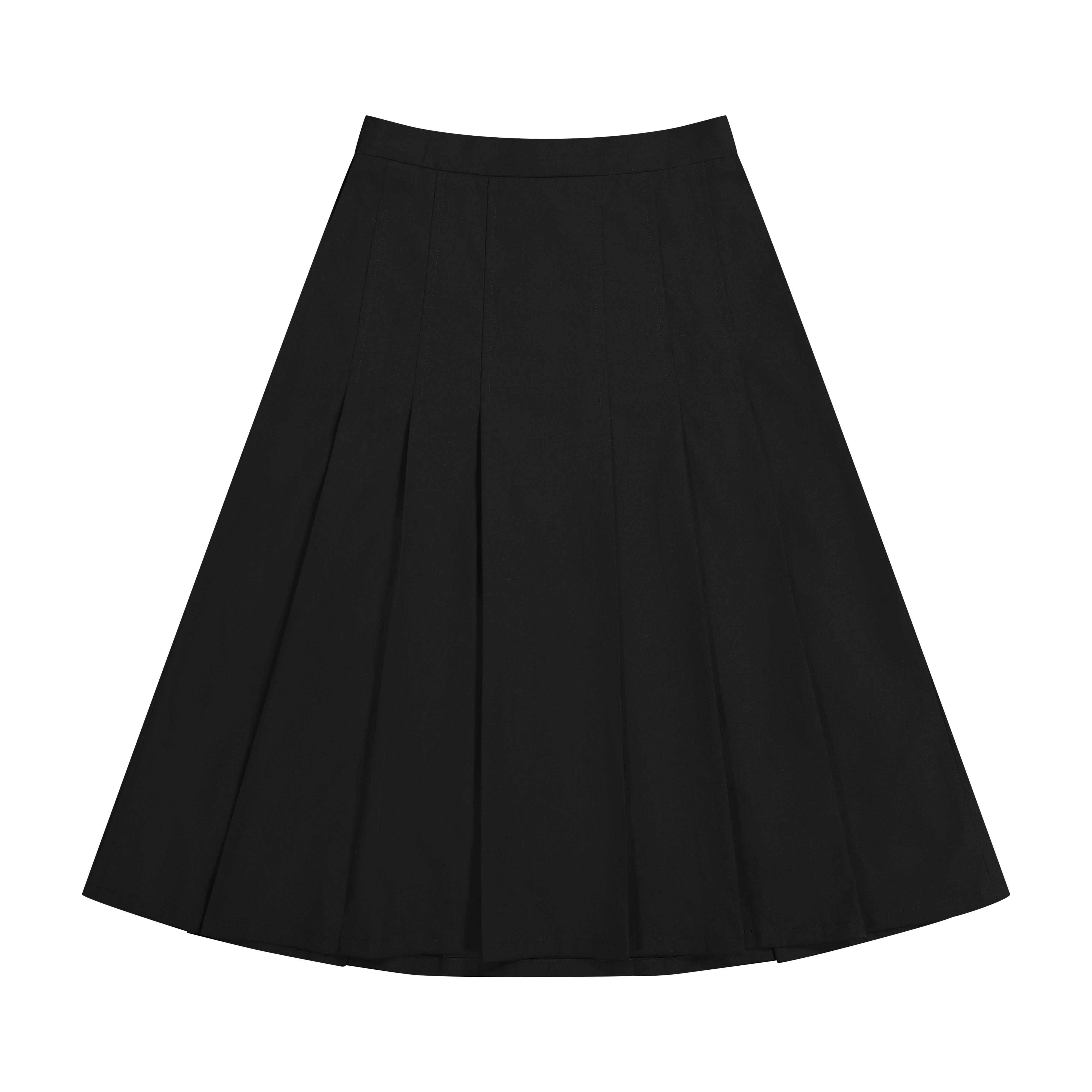 Box Pleated Logo Skirt
