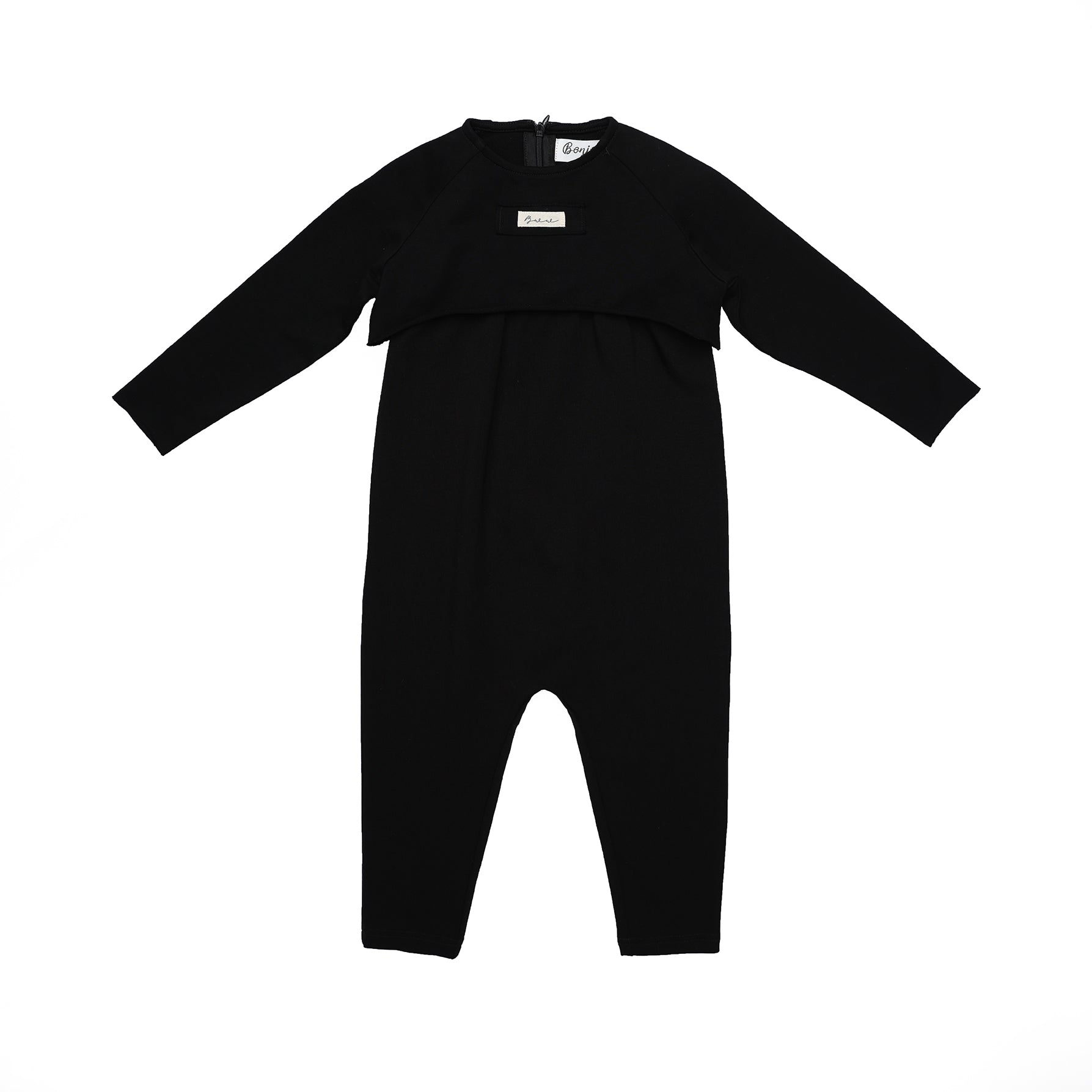 Cropped Sweat Label Romper