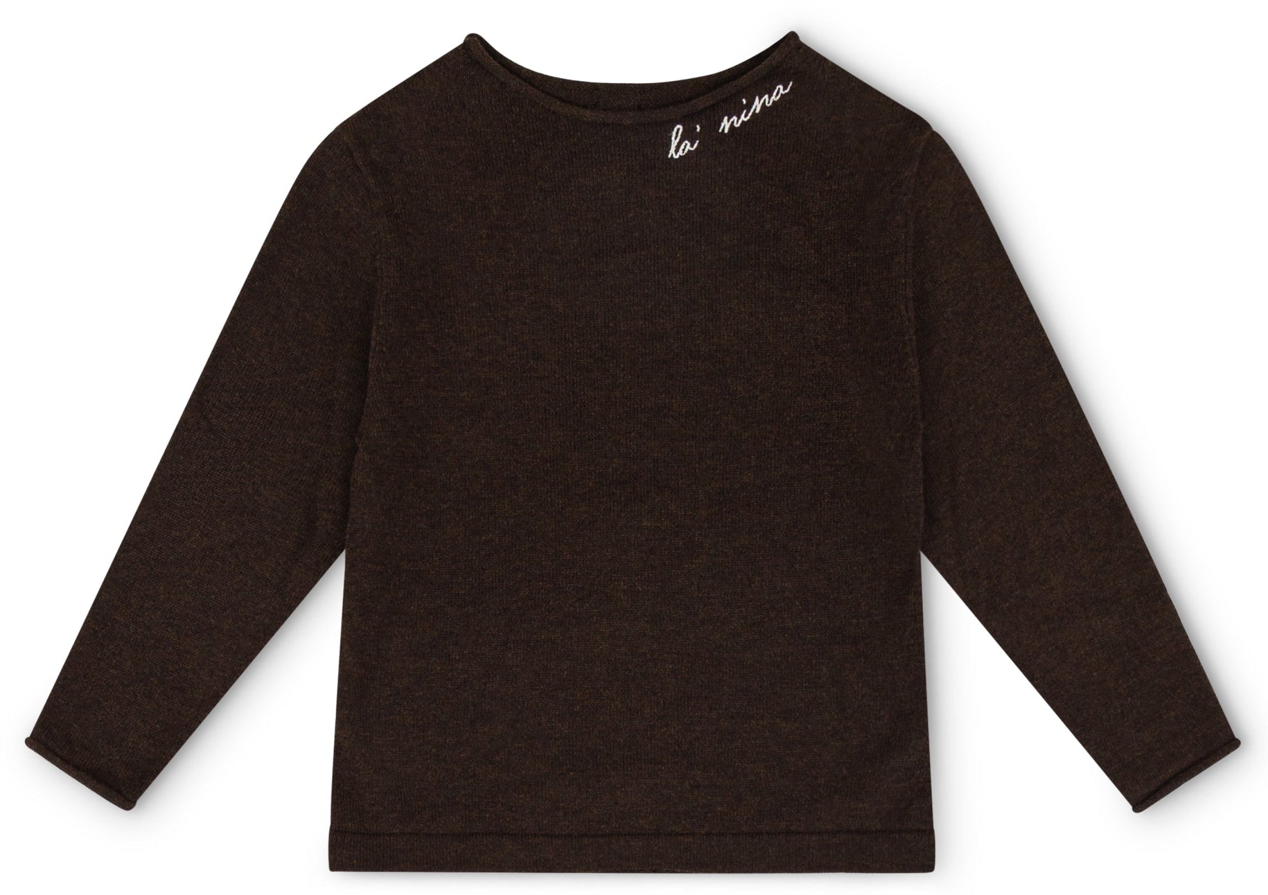Leather Trim Cream Corduroy Bloomer & Logo Sweater