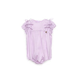 Lavender Tie Sleeve Romper