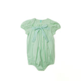 Mint Green Bow Tie Romper