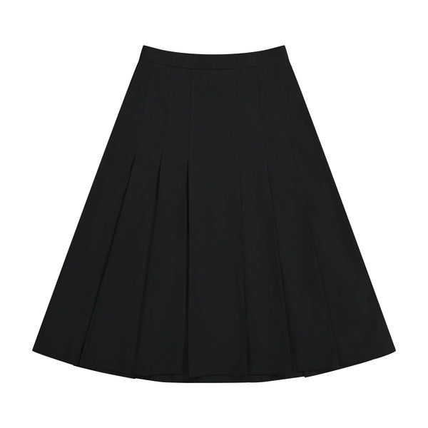 Box Pleated Logo Skirt