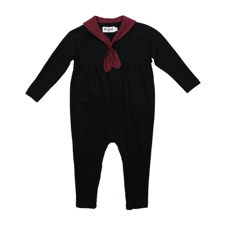 Kerchief Tie Girl's Romper