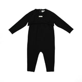 Cropped Sweat Label Romper