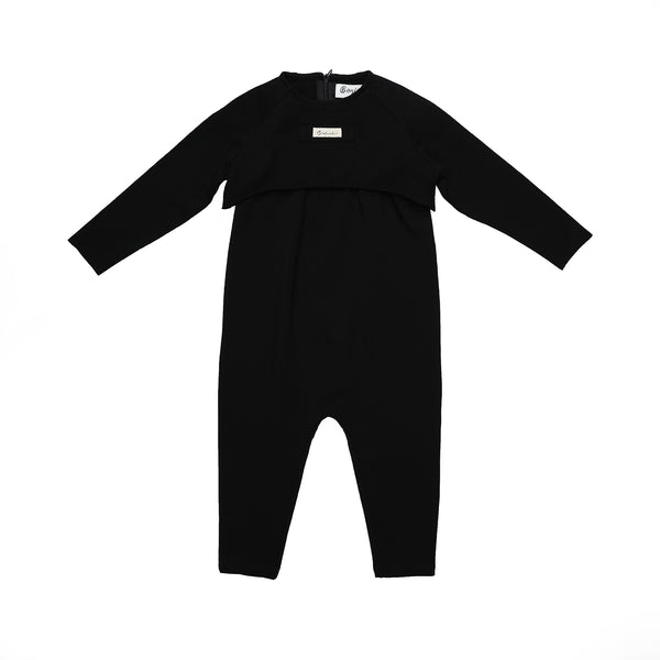 Cropped Sweat Label Romper