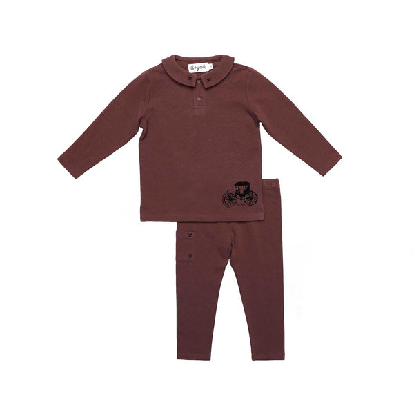 Vintage Wagon Logo Boy's Two-Piece