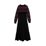 Jacquard Knit Shrug Maxi