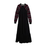 Jacquard Knit Shrug Maxi