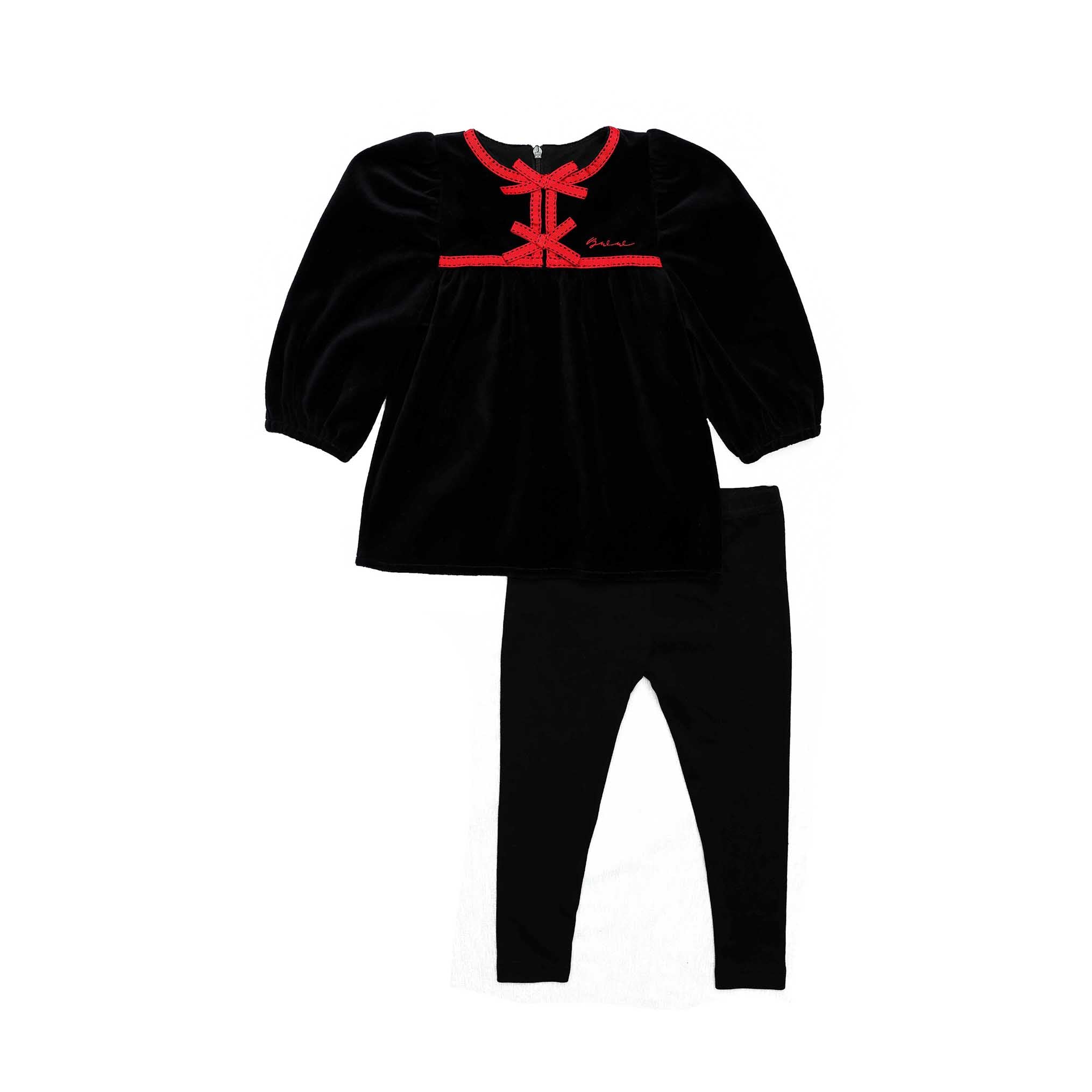 Stitch Bow Logo Girl's Two-Piece