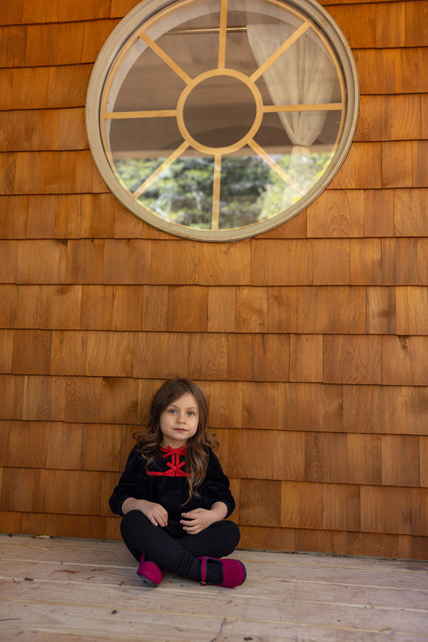 Stitch Bow Logo Girl's Two-Piece