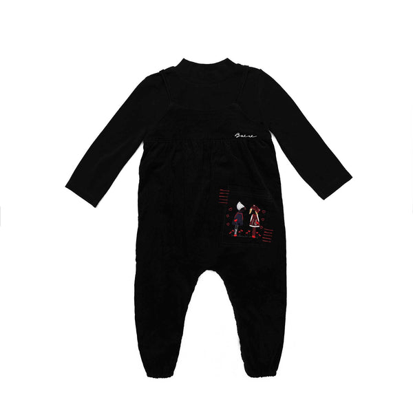 Corduroy Doll Patch Romper
