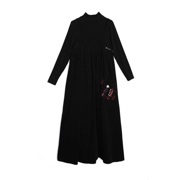 Corduroy Doll Patch Maxi