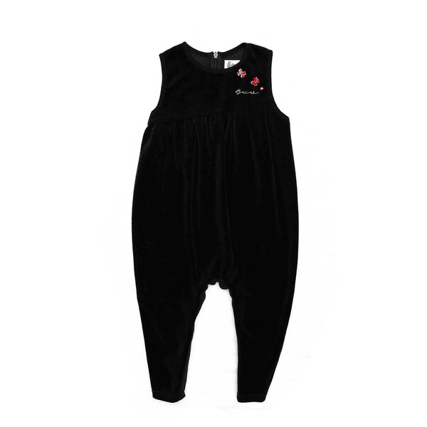 Logo Brooch Romper