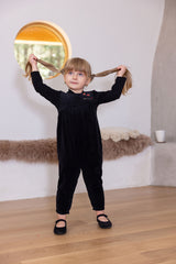 Logo Brooch Romper