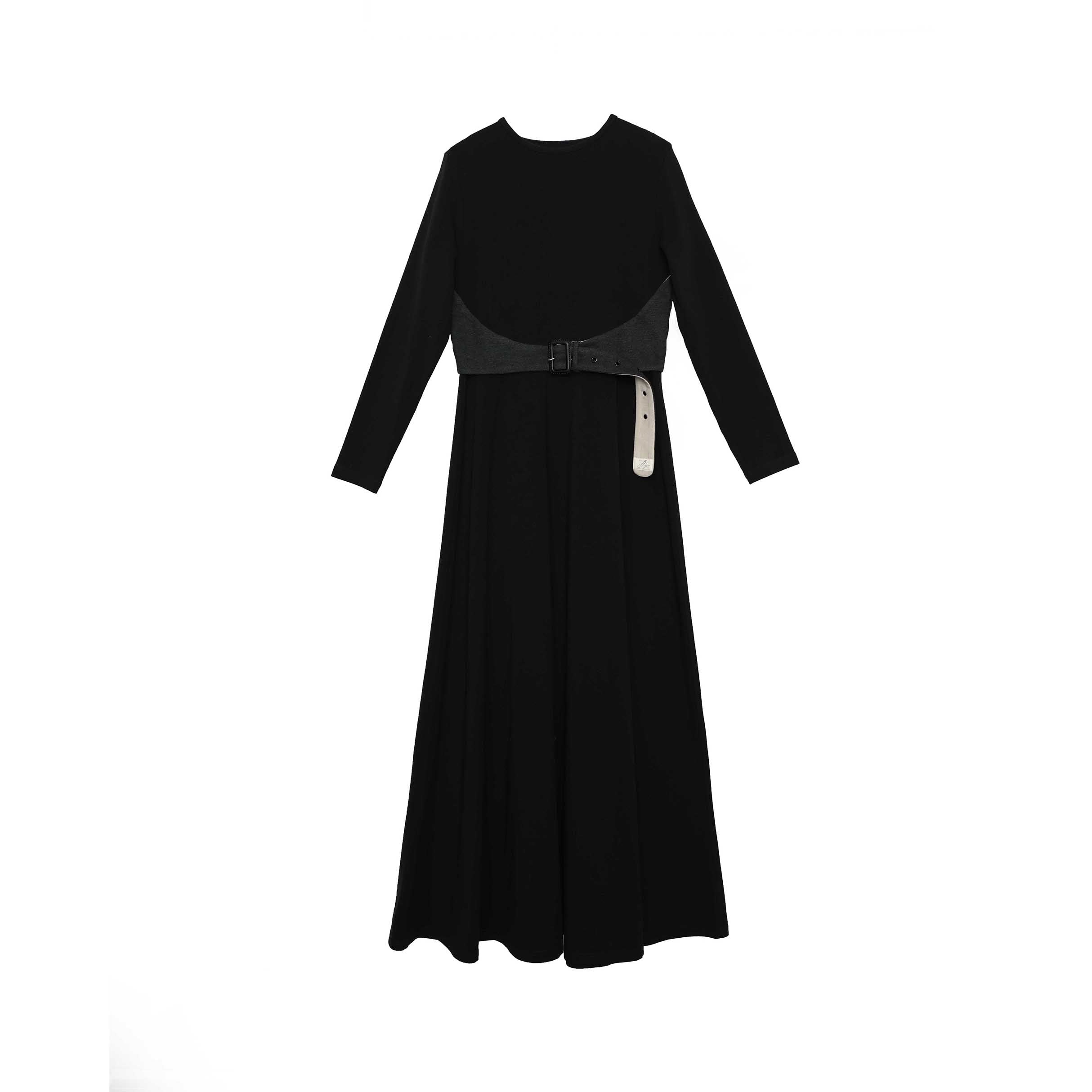 Teen Contrast Belt Maxi