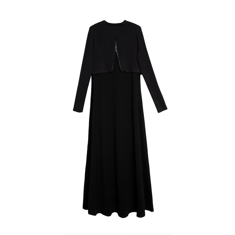 Teen Zip Back Cropped Maxi