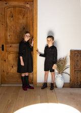 Boy's Taffeta Blazer Chain Set