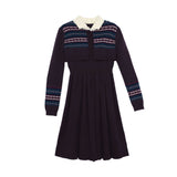 Jacquard Knit Bolero Dress