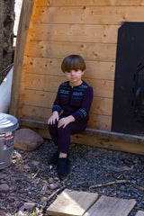Boy's Jacquard Knit Bolero Romper