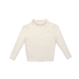 Pink Wool Logo Pleated Skirt & Mohair Sweater Set