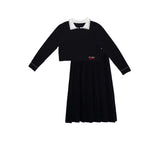 Teen Navy Knit Jacket Two-Piece