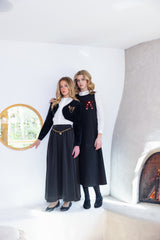 Teen Heart Chain Midi Skirt