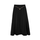 Teen Heart Chain Midi Skirt