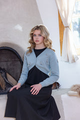 Teen Beaded Flower Bolero & Jumper