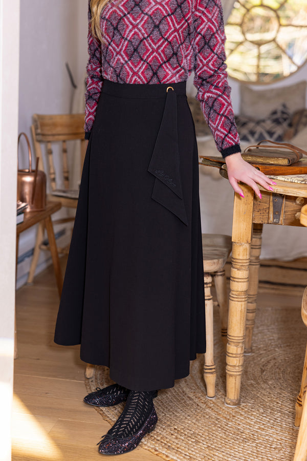 Teen Kerchief Logo Midi Skirt