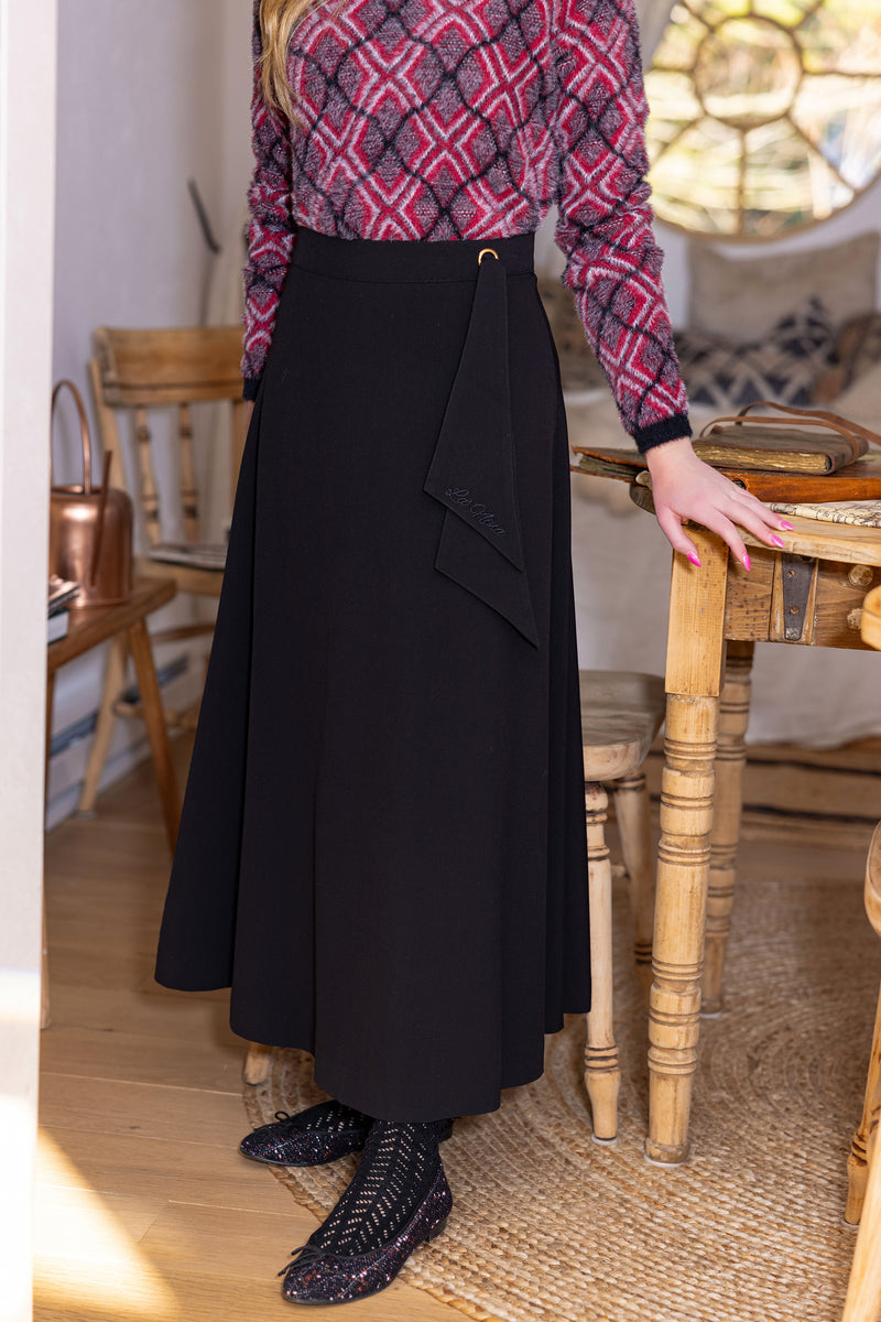 Teen Kerchief Logo Midi Skirt