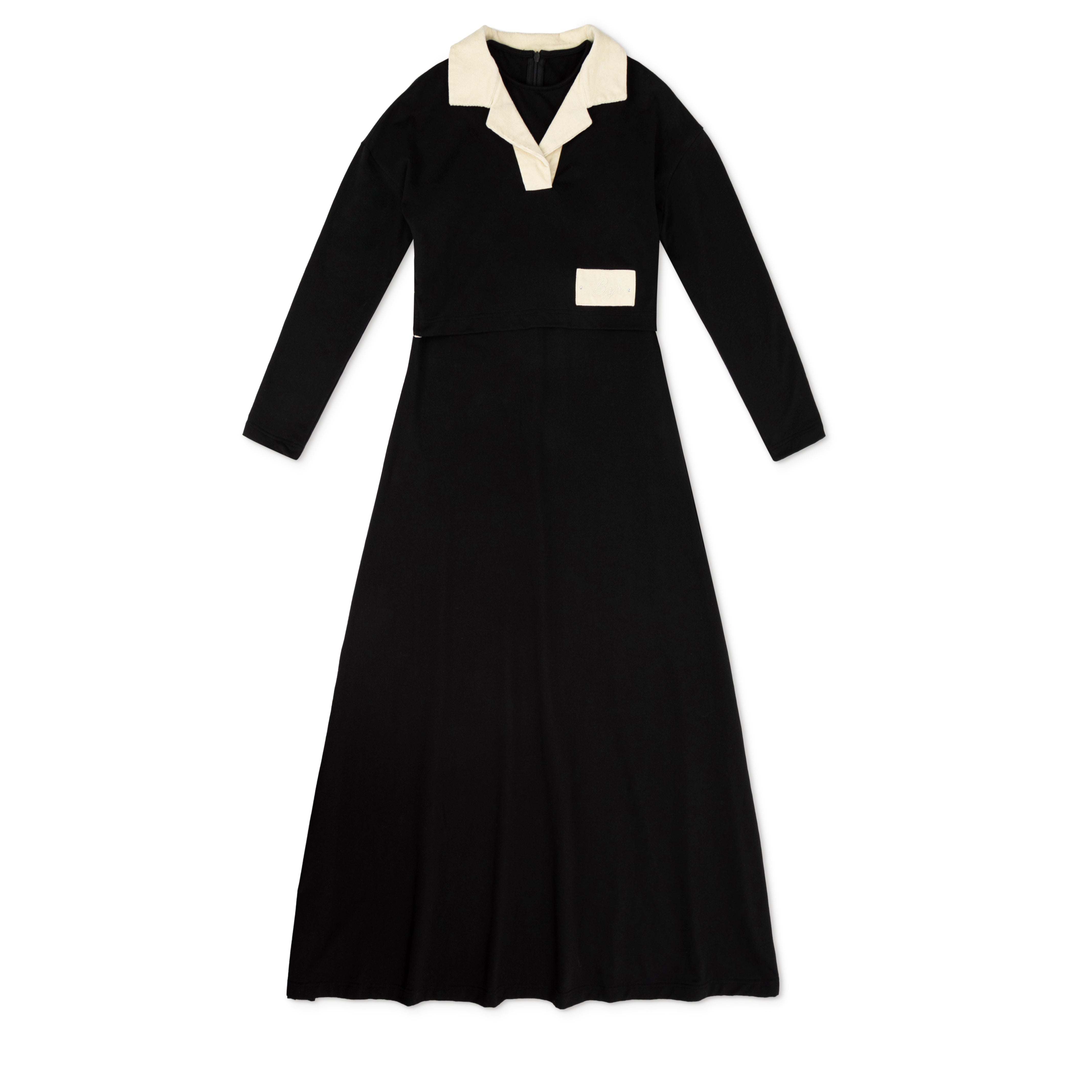 Teen Corduroy Collar Maxi