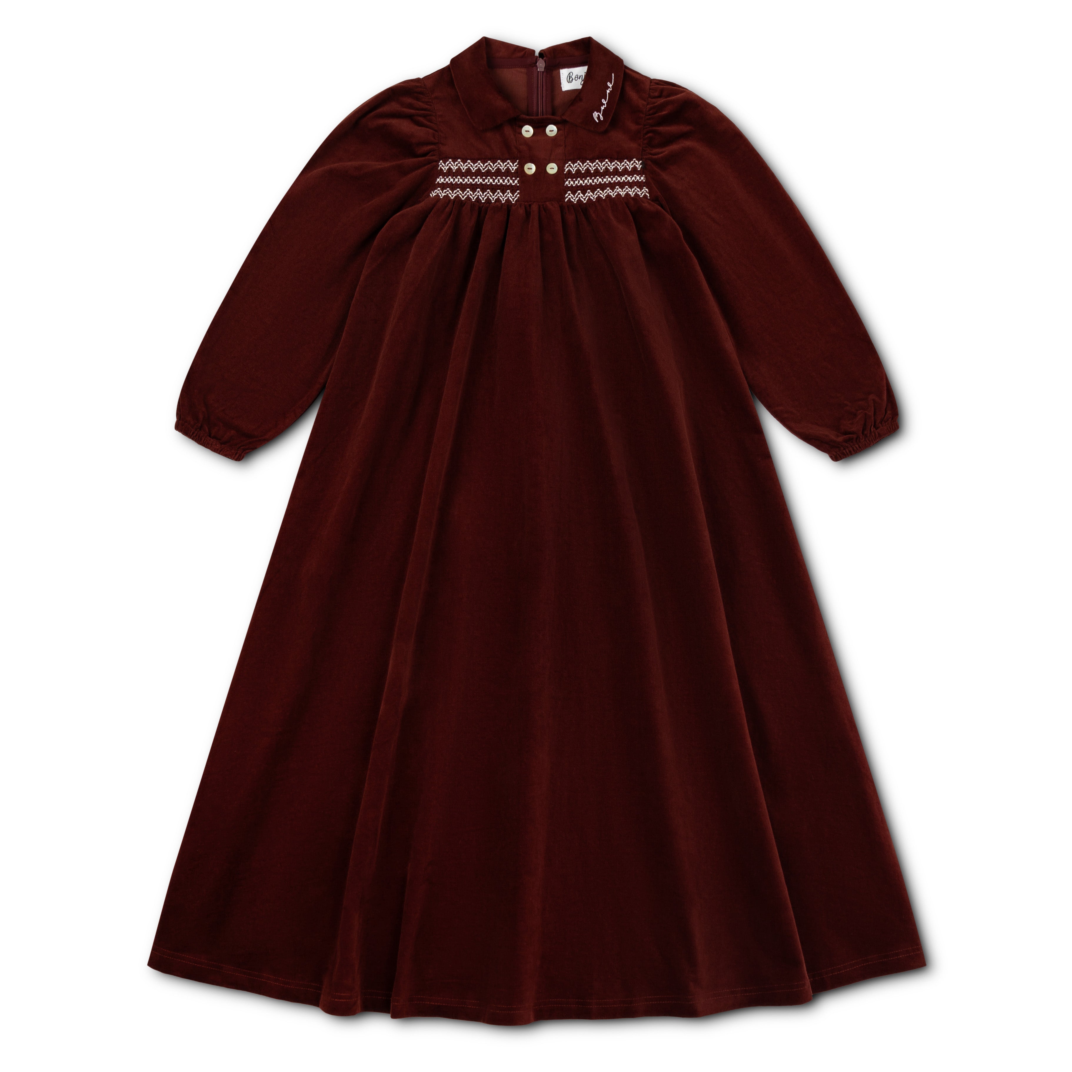 Corduroy Smocked Maxi