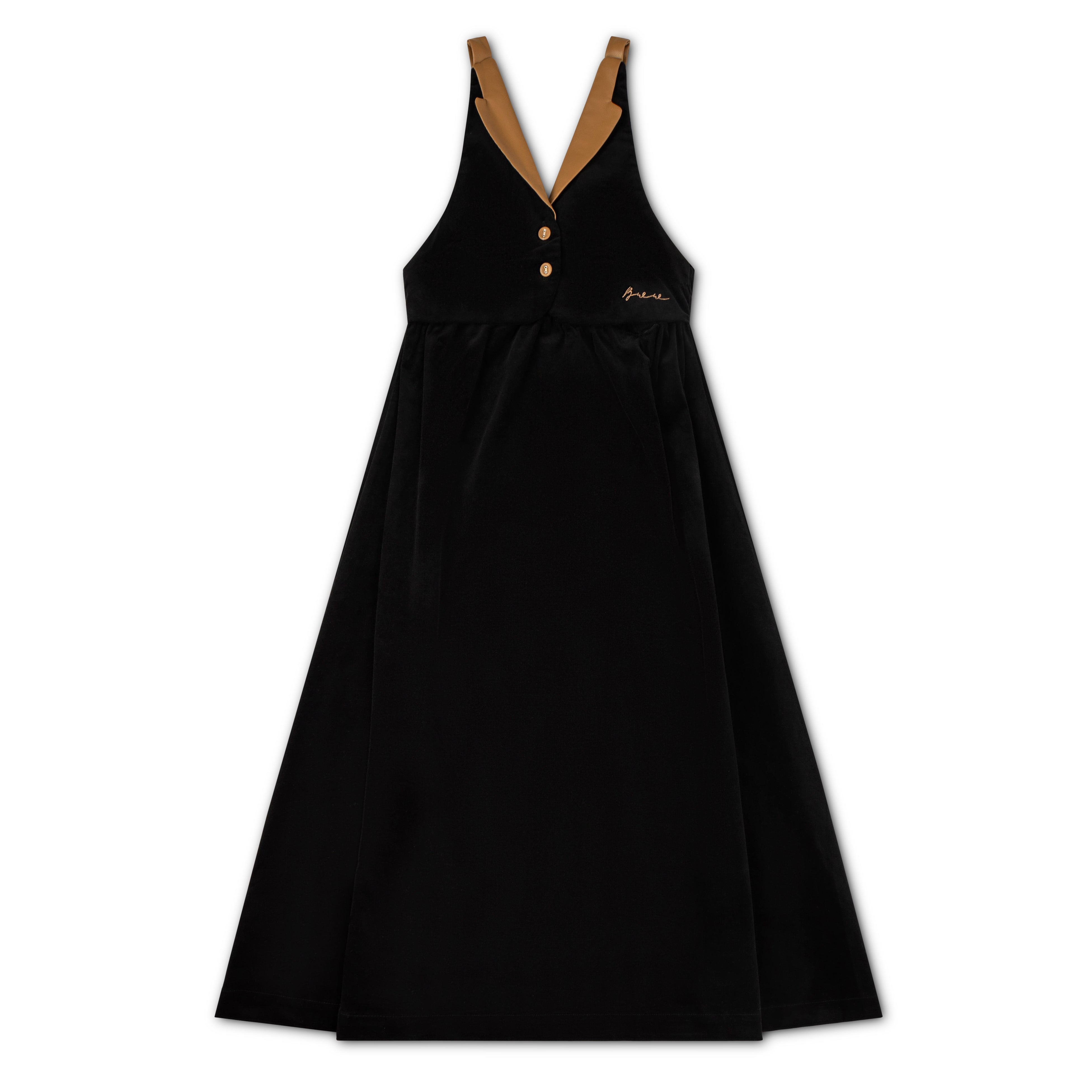 Leather Lapel Blazer Maxi