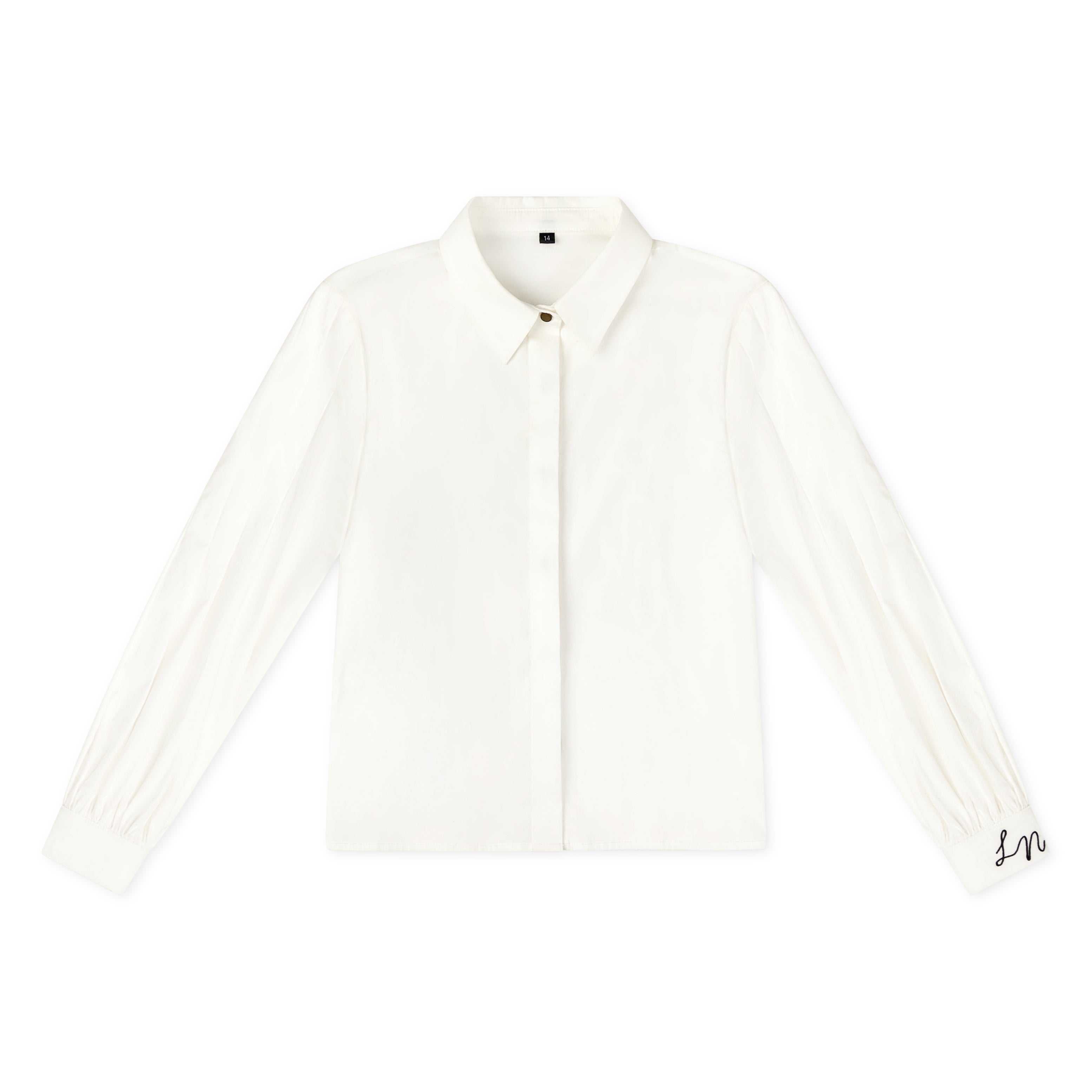 Teen Pleat Sleeve Logo Shirt