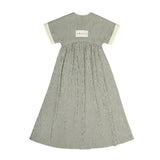 Striped Laced Black Maxi