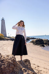 Heart Necklace White Shirt