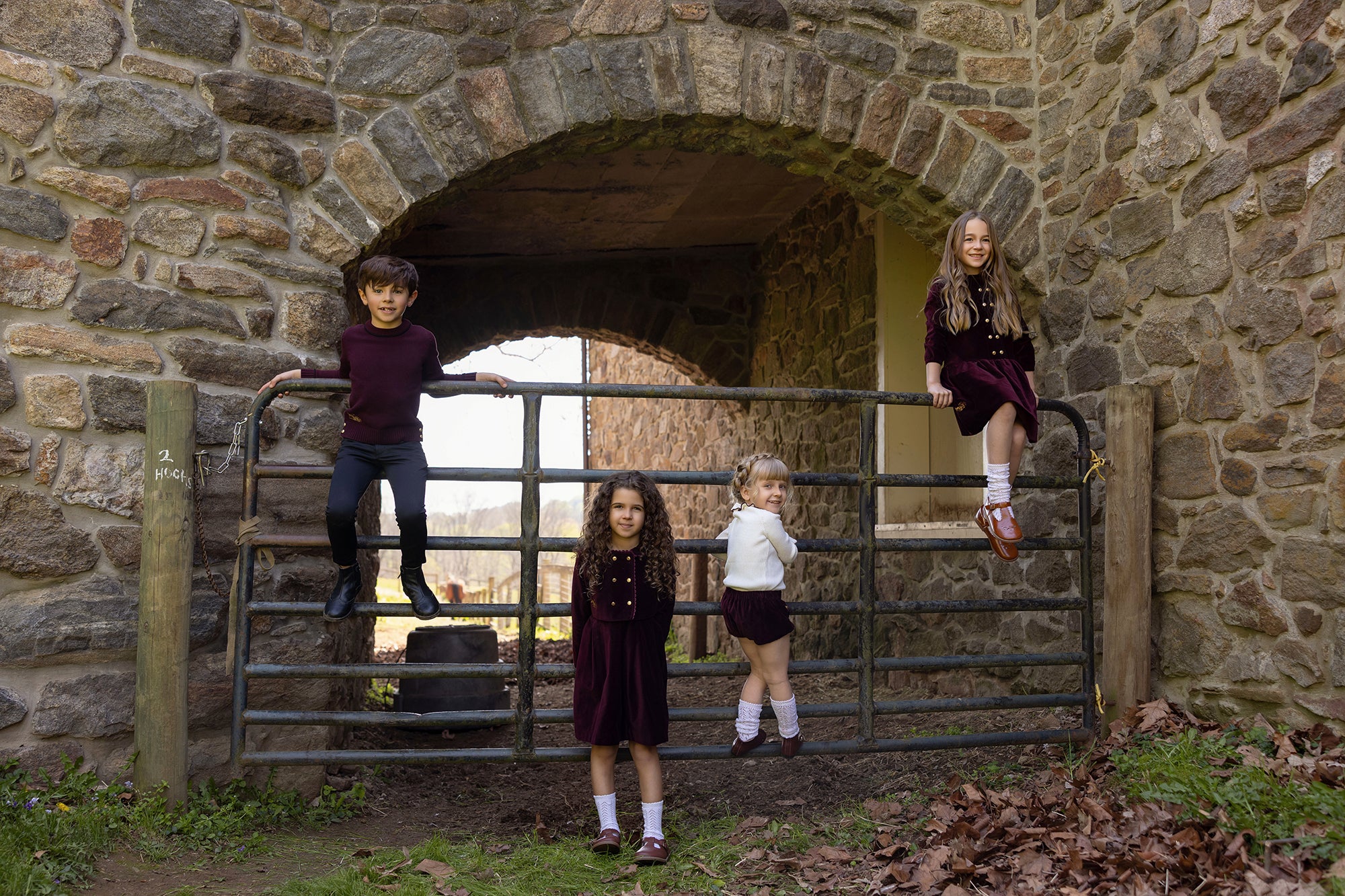 Boy's Burgundy Classic Logo Sweater