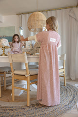 Striped Laced Red Maxi