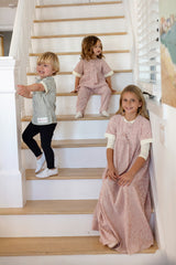 Striped Laced Red Maxi