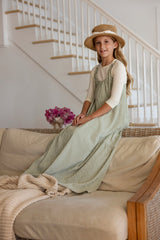 Striped Tie Label Maxi