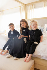 Logo Button Label Boy's Two-Piece