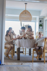 Short Sleeve Beige Shoulder Patch Sweater