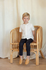 Boys Basic Dressy White Shirt