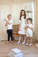 Vintage Lace Tie Dress