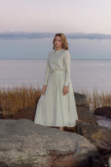 Mint Green Striped Low Waist Bow Set