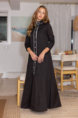 Teen Raw Edge Shirt Maxi