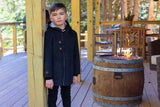 Boys Wool Button Coat