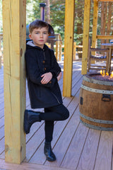 Boys Wool Button Coat