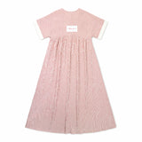 Striped Laced Red Maxi