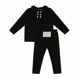 Logo Button Label Boy's Two-Piece